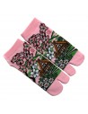 Tabi socks - Size 35 to 39 - Minka prints. Split toe socks.