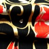 Furoshiki 50x50 black - Carps. Japanese cloths.