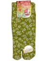 Tabi socks - Size 35 to 39 - Sakura prints. Split toes Japanese socks.