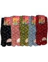 Tabi socks - Size 35 to 39 - Sakura prints. Split toes Japanese socks.