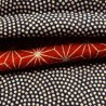 Tissus japonais Furoshiki réversible 105x105 - Motifs japonais Seigaha et Asanoha