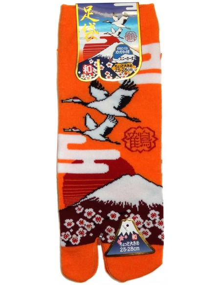 Chaussettes japonaises Tabi - Du 39 au 43 - Tsuru Fuji. Chaussettes à orteils séparés. Chaussettes japonaises Tabi - Du 39 au 43 - Tsuru Fuji. Chaussettes à orteils séparés.