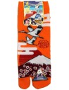 Chaussettes japonaises Tabi - Du 39 au 43 - Tsuru Fuji. Chaussettes à orteils séparés.