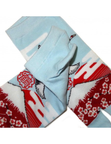 Chaussettes japonaises Tabi - Du 35 au 39 - Tsuru Fuji. Chaussettesà orteils séparés. Chaussettes japonaises Tabi - Du 35 au 39 - Tsuru Fuji. Chaussettesà orteils séparés.