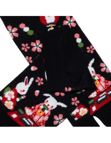 Chaussettes japonaises Tabi - Du 35 au 39 - Usagi Hanami. Chaussettes orteils.
