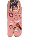 Chaussettes japonaises Tabi - Du 35 au 39 - Usagi Hanami. Chaussettes orteils.