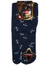 Short crew Tabi socks - Size 39 to 43 - Asa no Ha and dragonflies print