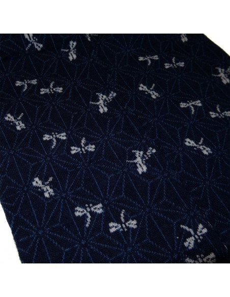 Short crew Tabi socks - Size 39 to 43 - Asa no Ha and dragonflies print Short crew Tabi socks - Size 39 to 43 - Asa no Ha and dragonflies print