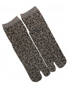 Chaussettes tabi haut cheville - Du 39 au 43 - Karakusa. Chaussettes orteils. 2