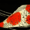 Tenugui - reversible - Koi Carp. Japanese cloths and textile.