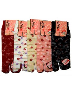 Chaussettes orteils séparés japonaises Tabi - Du 35 au 39 - Sakura