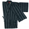 Jinbei 92 night blue - M size - Cotton and Linen
