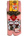 Split toes Tabi socks - Size 35 to 39 - Manekineko prints