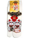 Split toes Tabi socks - Size 35 to 39 - Manekineko prints