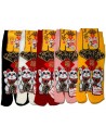 Split toes Tabi socks - Size 35 to 39 - Manekineko prints