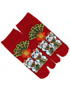 Chaussettes japonaises Tabi - Du 35 au 39 - Maneki Neko. Boutique chaussettes à orteils séparés. 2