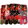 Chaussettes Tabi - Du 35 au 39 - Mont Fuji et fleurs de cerisier Sakura. Chaussettes à orteils.