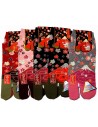 Chaussettes Tabi - Du 35 au 39 - Mont Fuji et fleurs de cerisier Sakura. Chaussettes à orteils.