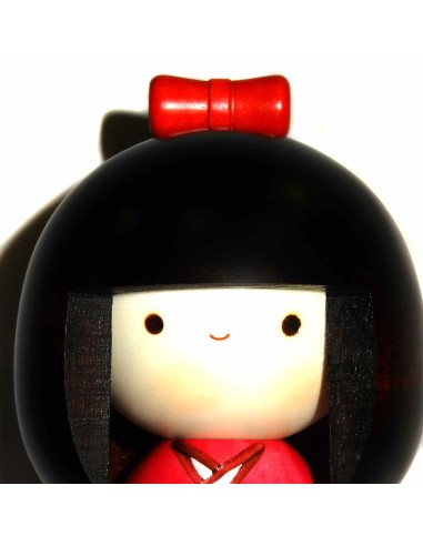 Kokeshi doll - Spring breeze. Japanese wooden dolls.