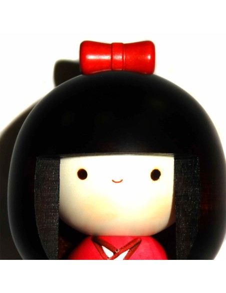 Kokeshi doll - Spring breeze. Japanese wooden dolls.