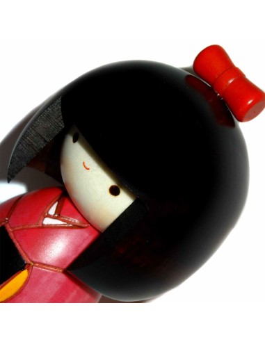 Kokeshi doll - Spring breeze. Japanese wooden dolls.