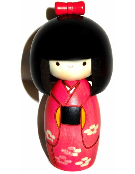 Poupée Kokeshi - Brise de printemps. Poupées japonaises en bois.