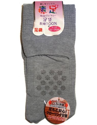 Chaussettes Tabi mi-mollet - Du 38 au 38 - Antidérapants couleur unie