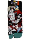 Tabi socks Size 39 to 43 - Fuji Koi and Sakura cherry blossoms