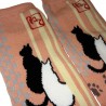 Tabi socks - Size 35 to 39 - Cats prints. Split toes Japanese socks.