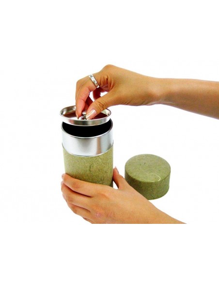 Airtight tea canister - Washi