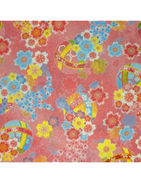 Papier japonais origami 15 x 15 cm - motifs floraux. Papèterie japonaise. Papier japonais origami 15 x 15 cm - motifs floraux. Papèterie japonaise.