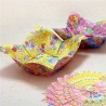 Origami paper 15 x 15 cm - floral prints. Japanese stationery.