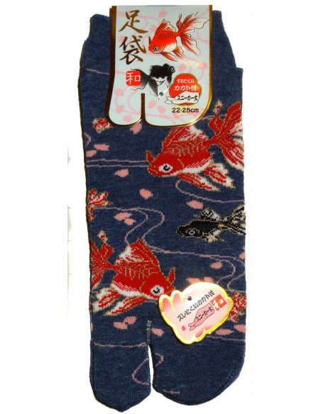 Tabi socks - Size 35 to 39 - Kingyo prints. Split toes socks. Tabi socks - Size 35 to 39 - Kingyo prints. Split toes socks.