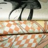 Furoshiki 50x50 - A beauty blowing a poppin. Japanese fabrics.
