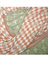 Furoshiki 50x50 - A beauty blowing a poppin. Japanese fabrics.