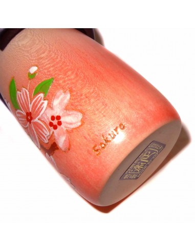 Kokeshi doll - Sakura. Japanse craft wooden dools.