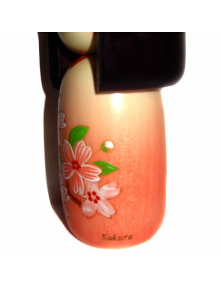 Kokeshi doll - Sakura. Japanse craft wooden dools. Kokeshi doll - Sakura. Japanse craft wooden dools.