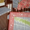 Furoshiki 50x50 Sakura - Tama no Sanpo. Japanese cloths and fabrics.