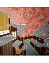 Furoshiki 50x50 Sakura - Tama no Sanpo. Japanese cloths and fabrics.