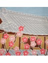 Furoshiki 50x50 Ume plum blossoms. Japanese cloths and fabrics.