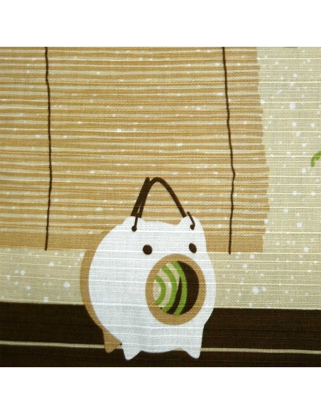 Furoshiki 50x50 beige - Summer. Japanese cloths and fabrics. Furoshiki 50x50 beige - Summer. Japanese cloths and fabrics.