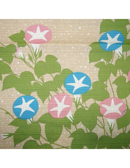 Furoshiki 50x50 beige - Summer. Japanese cloths and fabrics. Furoshiki 50x50 beige - Summer. Japanese cloths and fabrics.