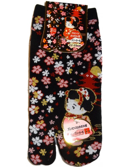 Tabi socks and Japanese socks - Size 35 to 39 - Cute kawaii Maiko Tabi socks and Japanese socks - Size 35 to 39 - Cute kawaii Maiko