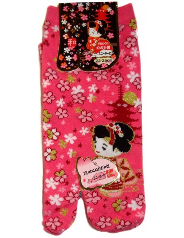 Tabi socks and Japanese socks - Size 35 to 39 - Cute kawaii Maiko