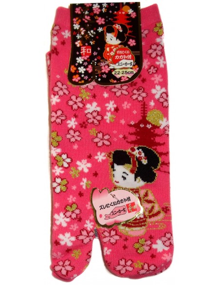 Tabi socks and Japanese socks - Size 35 to 39 - Cute kawaii Maiko Tabi socks and Japanese socks - Size 35 to 39 - Cute kawaii Maiko