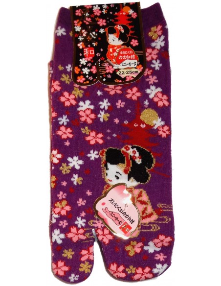 Tabi socks and Japanese socks - Size 35 to 39 - Cute kawaii Maiko Tabi socks and Japanese socks - Size 35 to 39 - Cute kawaii Maiko