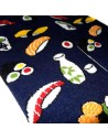 Chaussettes japonaises tabi - Du 43 au 46 - Autour du sushi. Chaussettes orteils grande taille.