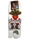 Chaussettes japonaises tabi - Du 43 au 46 - Motifs de Maneki Neko.