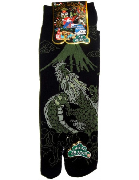 Tabi socks Size 43 to 46 - Dragon and Mount Fuji Tabi socks Size 43 to 46 - Dragon and Mount Fuji