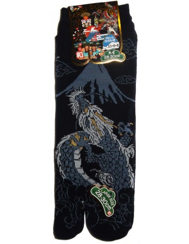 Tabi socks Size 43 to 46 - Dragon and Mount Fuji